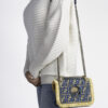 Fendi Kan I Raffia Shoulder Bag