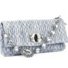 Miu Miu Iconic Crystal Cloque Shoulder Bag